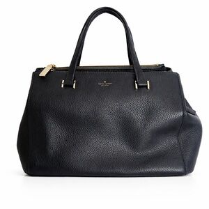 Kate Spade Black Pebbled Satchel